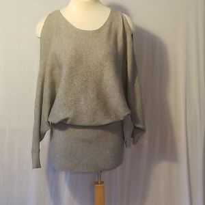 HYFVE size large sweater dress in grey. NWT